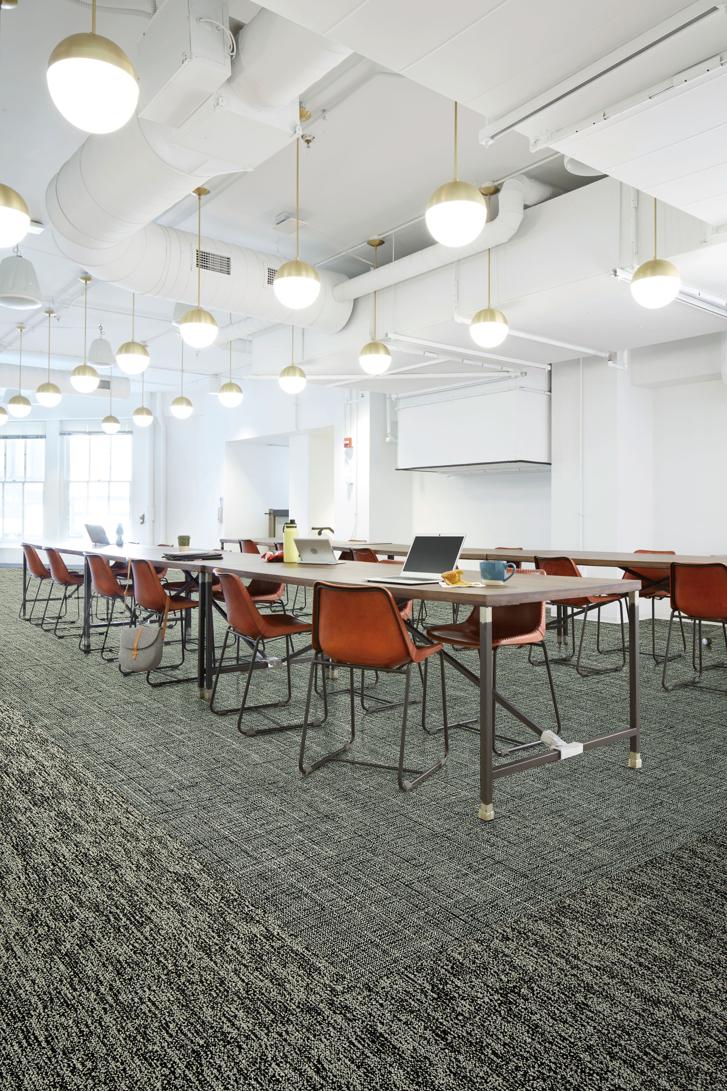 Interface Diminuendo and Obligato plank carpet tile in large meeting area imagen número 3